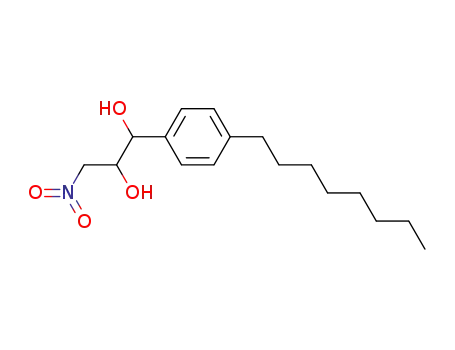 Molecular Structure of 374077-82-4 (3-nitro-1-(4-octyl-phenyl)-propane-1,2-diol)