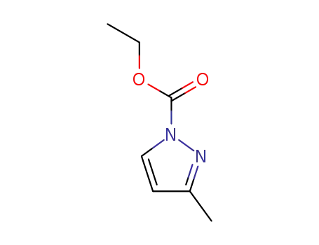 Molecular Structure of 60148-16-5 (ethyl 3-methylpyrazole-N-carboxylate)