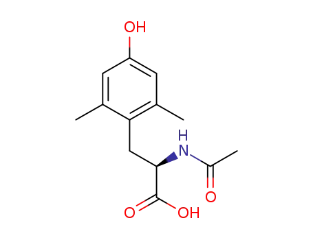 Molecular Structure of 1310488-05-1 ((R)-N-acetyl-2,6-dimethyltyrosine)