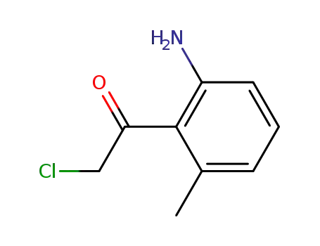 Molecular Structure of 109532-24-3 (Ethanone, 1-(2-amino-6-methylphenyl)-2-chloro- (9CI))