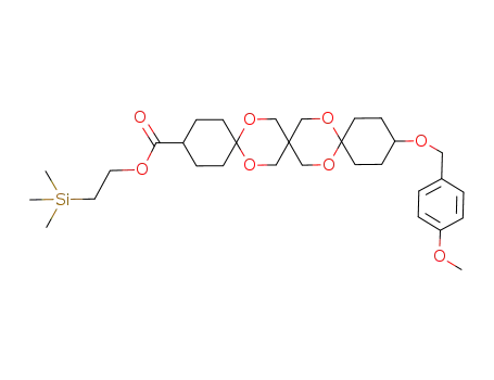 2-(trimethylsilyl)ethyl 15-[(4-methoxybenzyl)oxy]-7,11,18,21-tetraoxatrispiro[5.2.2.5.2.2]henicosane-3-carboxylate