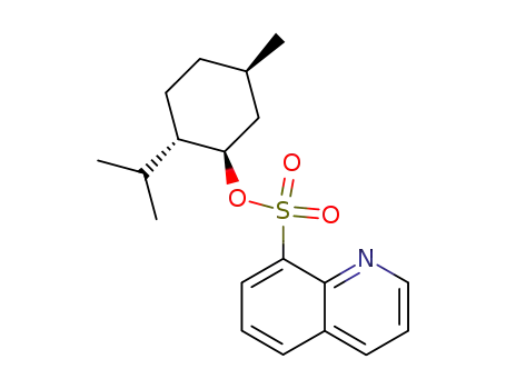 Molecular Structure of 117800-93-8 (l-menthyl 8-quinolinesulfonate)