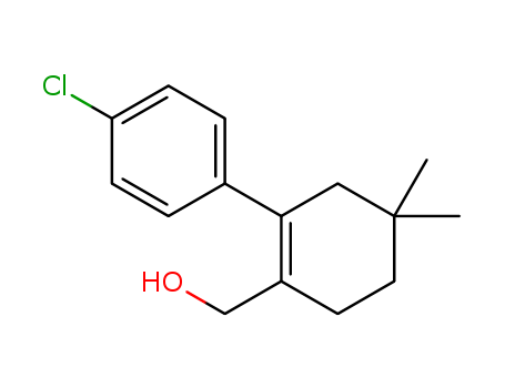 2-(4-chlorophenyl)-4,4-dimethyl-1-cyclohexene-1-methanol