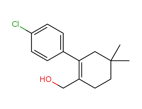 Molecular Structure of 1228780-51-5 ((2-(4-chlorophenyl)-4,4-diMethylcyclohex-1-enyl)Methanol)