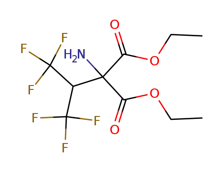 2-Amino-2-hexafluorisopropyl-malonsaeure-diaethylester