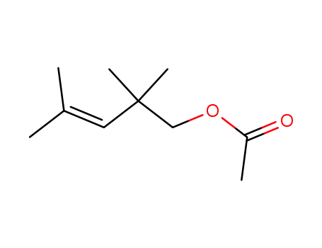 Molecular Structure of 4194-23-4 (acetic acid-(2,2,4-trimethyl-pent-3-enyl ester))