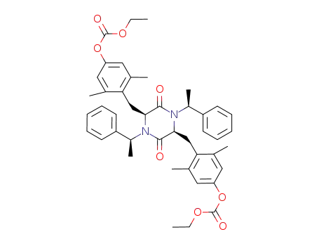 Molecular Structure of 1185756-58-4 (C<sub>44</sub>H<sub>50</sub>N<sub>2</sub>O<sub>8</sub>)