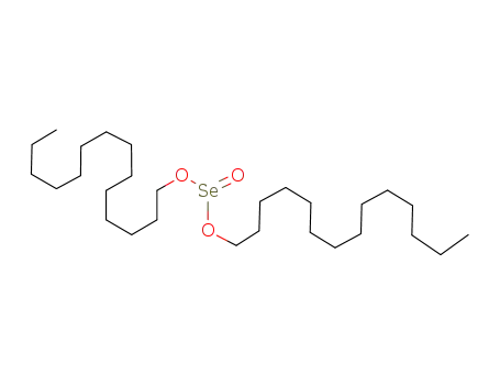 Molecular Structure of 124161-28-0 (selenous acid ditetradecyl ester)