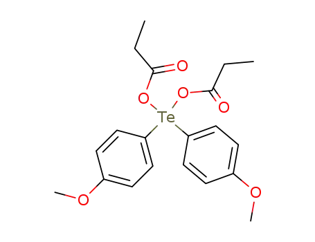 Molecular Structure of 61948-97-8 (di(p-anisyl)tellurium dipropionate)