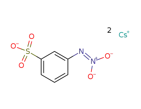 Molecular Structure of 109985-30-0 (dicesium salt of N-nitrometanilic acid)