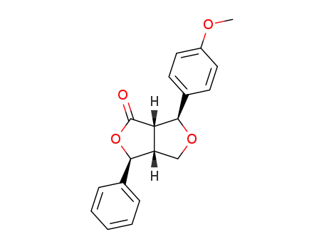 2-exo-(4-methoxyphenyl)-6-exo-phenyl-3,7-dioxabicyclo<3.3.0>octa-8-one