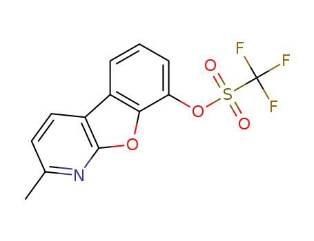 2-methylbenzofuro[2,3-b]pyridin-8-yl trifluoromethanesulfonate cas no. 1609373-98-9 98%
