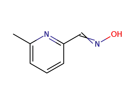 Molecular Structure of 1195-40-0 (6-methylpyridine-2-carbaldehyde oxime)