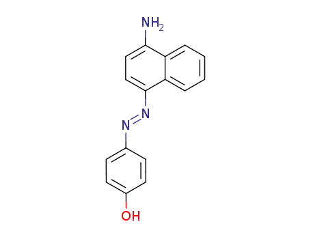 Molecular Structure of 74217-45-1 (4-(4-Amino-1-naphtylazo)phenol)