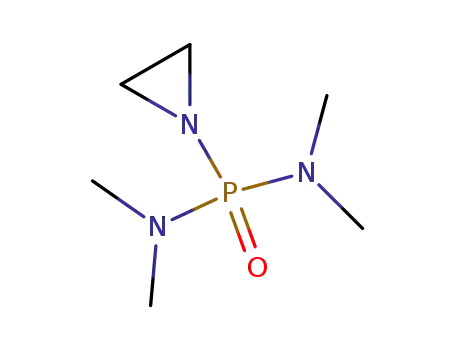 Molecular Structure of 1195-67-1 (1-Arizidinyl-bis(dimethylamino)phosphine oxide)