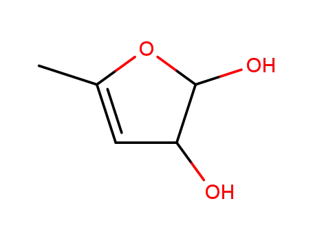 Molecular Structure of 99419-35-9 (5-methyl-2,3-dihydro-furan-2,3-diol)