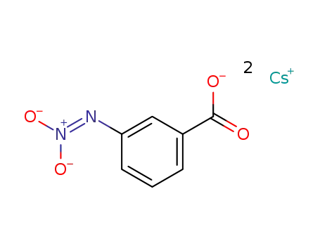 Molecular Structure of 109972-57-8 (dicesium salt of m-(nitroamino)benzoic acid)
