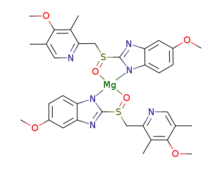 Molecular Structure of 161973-10-0 (Esomeprazole magnesium)