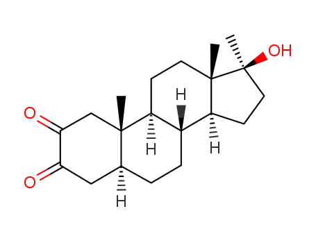 17β-Hydroxy-17α-methyl-androstan-2,3-dion