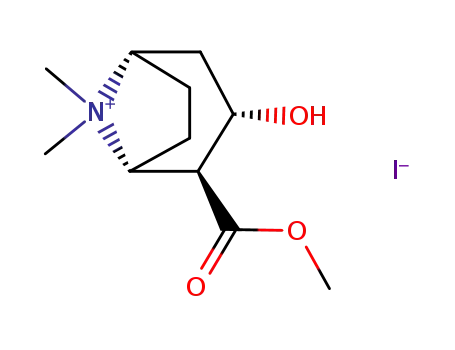 (+/-)-3<i>exo</i>-hydroxy-2<i>endo</i>-methoxycarbonyl-8,8-dimethyl-nortropanium; iodide