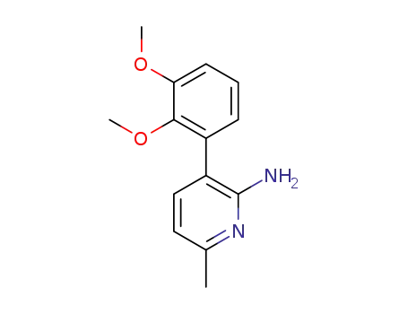 Molecular Structure of 1609373-95-6 (3-(2,3-dimethoxyphenyl)-6-methylpyridin-2-amine)