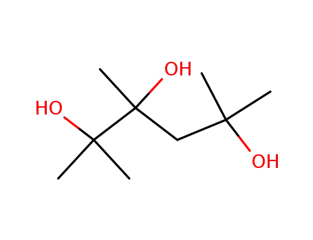 Molecular Structure of 823192-27-4 (2,3,5-trimethyl-2,3,5-hexanetriol)
