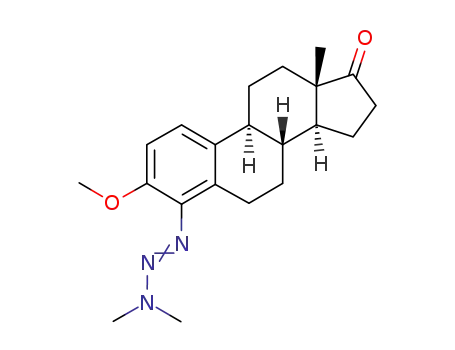 Molecular Structure of 74356-39-1 (4-(Dimethylamino)azoestrone 3-Methyl Ether)