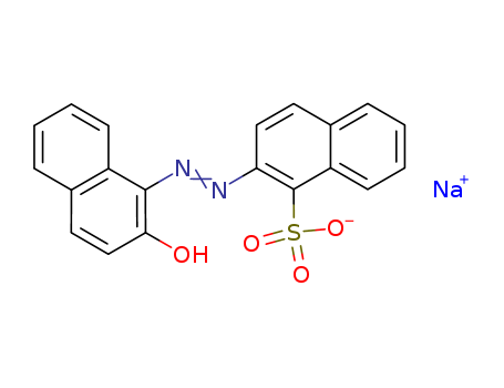 Sodium 2-[(E)-(2-hydroxy-1-naphthyl)diazenyl]-1-naphthalenesulfonate