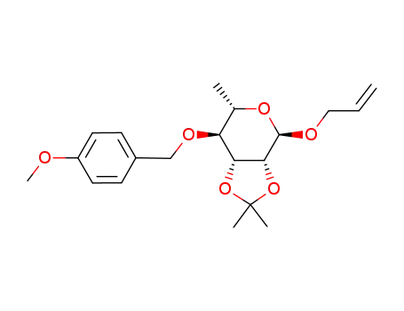 allyl 2,3-O-isopropylidene-4-O-(4-methoxybenzyl)-α-L-rhamnopyranoside
