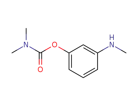 Molecular Structure of 76418-45-6 (Dimethylcarbaminsaeure-3-methylaminophenylester)
