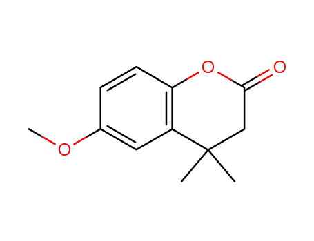 3,4-dihydro-6-methoxy-4,4-dimethyl-2H-1-benzopyran-2-one