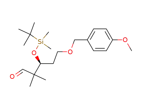 (3S)-3-tert-butyldimethylsilyloxy-5-p-methoxybenzyloxy-2,2-dimethylpentanal