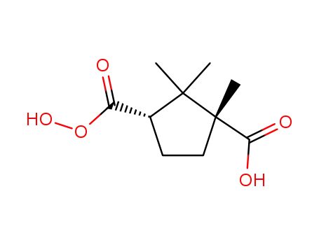 Cyclopentanecarboperoxoic acid, 3-carboxy-2,2,3-trimethyl-