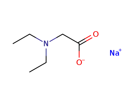 Molecular Structure of 5426-55-1 (N,N-DIETHYLGLYCINE SODIUM SALT)