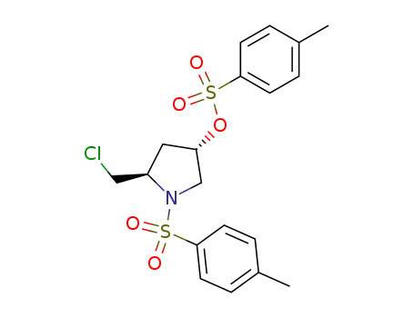 (2R,4S)-1-(4-Tolylsulfonyl)-2-(chloromethyl)-4-((4-tolylsulfonyl)oxy)pyrrolidine