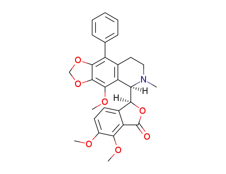 (3S)-6,7-dimethoxy-3-((5R)-4-methoxy-6-methyl-9-phenyl-5,6,7,8-tetrahydro-[1,3]dioxolo[4,5-g]isoquinolin-5-yl)isobenzofuran-1(3H)-one