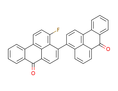 Molecular Structure of 361-13-7 (3'-fluoro-[3,4']bi[benz[<i>de</i>]anthracenyl]-7,7'-dione)