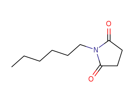 Molecular Structure of 75719-23-2 (1-hexylpyrrolidine-2,5-dione)