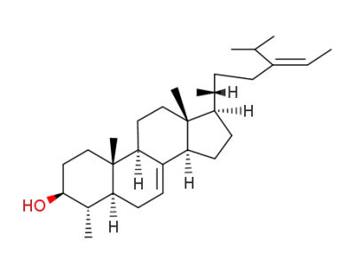 4-メチル-5α-スチグマスタ-7,24(28)-ジエン-3β-オール