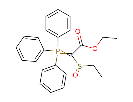 <(etoxycarbonyl)(ethylsulfinyl)methylene>triphenylphosphorane