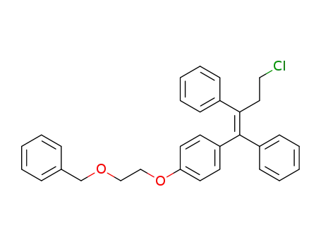 (Z)-(1-(4-(2-(benzyloxy)ethoxy)phenyl)-4-chlorobut-1-ene-1,2-diyl)dibenzene