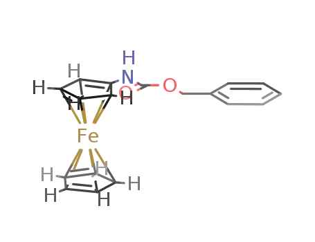 Molecular Structure of 98639-14-6 (benzyl N-ferrocenylcarbamate)