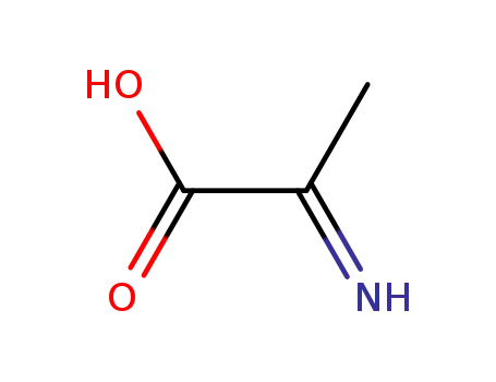 Molecular Structure of 3125-84-6 (Propanoic acid, 2-imino-)