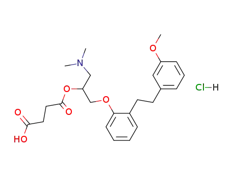 Molecular Structure of 135159-51-2 (Sarpogrelate hydrochloride)
