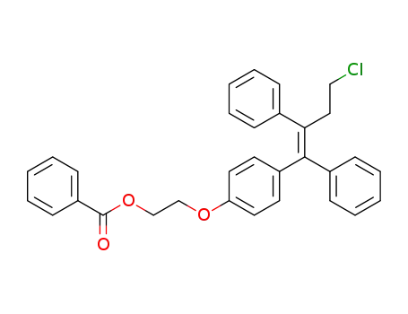 (Z)-2-(4-(4-chloro-1,2-diphenylbut-1-en-1-yl)phenoxy)ethyl benzoate