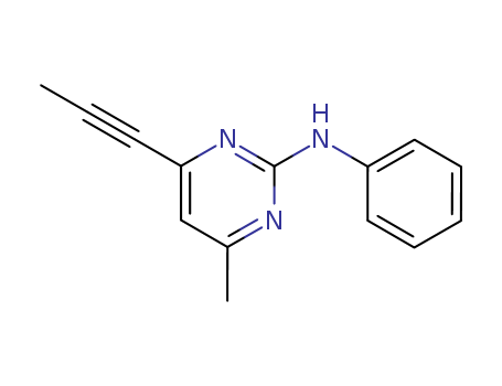 4-methyl-N-phenyl-6-(prop-1-ynyl)pyrimidin-2-amine