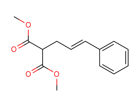 Molecular Structure of 119793-72-5 (Propanedioic acid, [(2E)-3-phenyl-2-propenyl]-, dimethyl ester)