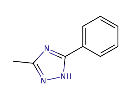 Molecular Structure of 3213-91-0 (3-Methyl-5-phenyl-1H-1,2,4-triazole)