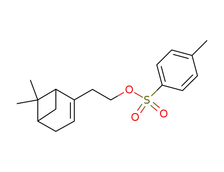 Molecular Structure of 74892-00-5 (2-(6,6-dimethylbicyclo[3.1.1]hept-2-en-2-yl)ethyl 4-methylbenzenesulfonate)