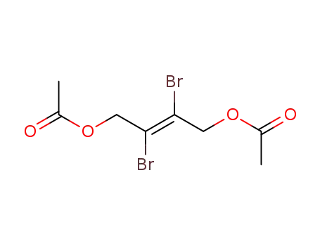 2,3-dibromo-2(E)-butenylene diacetate